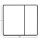 Дзеркальний шкафчик Mixxus Premium Olivary CM01-80x70x13 з LED Touch, димером, регулятором яскравості (MI8296) - зображення 2