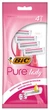 Станок BIC Pure 3 Lady Pink 4 шт - изображение 1
