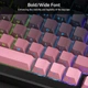 Кейкапи для механічної клавіатури Pink gradient, Cherry Profile - изображение 3