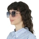 Солнцезащитные брендовые очки Square Guess 1159839933 (Синий One size) - изображение 5