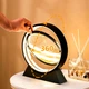 Световая 3D-панорама USB песчаный пейзаж светодиодная настольная лампа черный пластик стекло - изображение 7