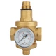 Регулятор тиску води 3/4" (0,5-6 бар) з манометром, посилений Malgorani Eurobrass 143 - зображення 2