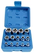 Набор головок E-TORX 1/2" 1/4" 3/8" E4-E24 14 ед. SATRA S-P14ES (Код6748) - изображение 3