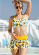 Женский купальник-танкини FS Women Halter XL с утягивающим эффектом Желтый (8615) - изображение 2
