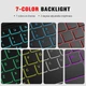 Чехол с Bluetooth - клавиатурой Magnet Flip Cover для Oppo Pad SE 2025 / OnePlus Pad Lite 2025 с RGB подсветкой и тачпадом black - изображение 4