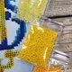 Набор для вышивания бисером картины с трезубцем ARHIBIS Герб Украины, 15,4*12 см (А5Н_313) - изображение 4