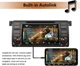 Автомагнітола SWTNVIN Car Radio for BMW E46 M3 Rover 75 MG ZT / 7'' / SD / USB / WI-FI / GPS / Bluetooth / Black Б/В - изображение 4