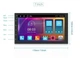 Автомагнитола Rimoody Car Radio / 2 DIN / 10'' / 2/32GB / USB / WI-FI / GPS / Bluetooth / Android13 / Black Б/В - изображение 8