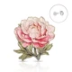 Брошь-значок BROCHE бижутерия Цветы Пион розовая BRGV114999 - изображение 1