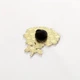 Брошь-значок BROCHE бижутерия Цветы Акварель Хризантема фиолетовая BRGV115048 - изображение 4