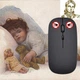 Безпроводная аккумуляторная бесшумная тонкая мышка Dual-mode mouse 2.4 ГГц+Вluetooth 5.0 Черная матовая - изображение 3