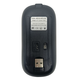 Безпроводная аккумуляторная бесшумная тонкая мышка Dual-mode mouse 2.4 ГГц+Вluetooth 5.0 Черная матовая - изображение 7