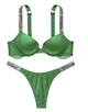 Комплект Victoria’s Secret Зелений 36B-S - изображение 6