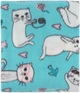 Плед Ardesto Fleece Котики 130x160 см Полиэстер голубой (ART0726PB) - изображение 3