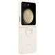 Чохол Silicone Cover with Ring для Samsung Galaxy Flip 5 (F731) (EF-PF731TUEGUA) Cream - зображення 1