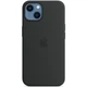 Чохол Silicone Case with MagSafe для Apple iPhone 13 Mini (MM223) Midnight - зображення 3