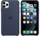 Чохол Silicone Case для Apple iPhone 11 Pro Max (MWYW2) Midnight Blue - зображення 3