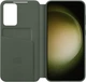 Чохол-книжка Smart Clear View Cover для Samsung Galaxy S23 Plus (S916) (EF-ZS916CGEGRU) Khaki - изображение 4