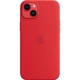 Чохол Silicone Case with MagSafe для Apple iPhone 14 Plus (MPT63) Red - зображення 5
