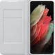 Чохол-книжка LED View Cover для Samsung Galaxy S21 Ultra (G998) (EF-NG998PJEGRU) Light Gray - изображение 3