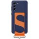 Чохол Silicone Cover with Strap для Samsung Galaxy S21 FE (G990) (EF-GG990TNEGRU) Navy - зображення 1