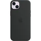 Чохол Silicone Case with MagSafe для Apple iPhone 14 Plus (MPT33) Midnight - зображення 3