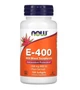 Вітамін Е, Vitamin E-400, Now Foods, зі змішаними токоферолами, 268 мг (400 МО), 100 гелевих капсул (NOW-00892) - зображення 1