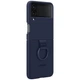 Чохол Silicone Cover with Ring для Samsung Galaxy Flip 4 (F721) (EF-PF721TNEGUA) Navy Blue - зображення 1