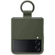 Чохол Silicone Cover with Ring для Samsung Galaxy Flip 4 (F721) (EF-PF721TGEGUA) Khaki - изображение 3