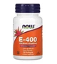 Вітамін Е, Vitamin E-400, Now Foods, зі змішаними токоферолами, 268 мг (400 МО), 50 гелевих капсул (NOW-00890) - зображення 1