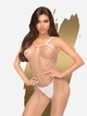 Эротический комбинезон женскийPenthouse Body search S-L Белый (4061504006475) - изображение 1