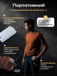 Магнитный повербанк 10000 mah 20W Qinetiq P10 aluminium powerbank magsafe 3 в 1 для эпл apple айфона iphone 12 13 14 15 16 17 и apple watch беспроводной портативный магсейф магнитная беспроводная зарядка универсальная павербанк максейв Gray - изображение 7