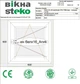 Вікно Steko 600х600 мм матове/скло-аргон праве - зображення 2