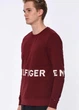 Свитер мужской Tommy Hilfiger хлопковый бордовый, размер S (TH00006-09) - изображение 3