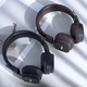 Накладные наушники складные Hoco W56 Earl 28+часов работы BT5.4/AUX/USB Type-C Brown - изображение 5