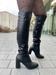Ботфорты женские зимние NIVELLE черные натуральная кожа евро-мех (5379/8018-8048) 40 - изображение 9