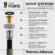 Шланг для води 60 см Thermo Alliance Forte нержавіюча обплетення 1/2"x1/2" ВВ TAF384W60 - зображення 3