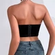 Топ жіночий зі стразами Honey Fashion Accessories M чорний (4039) - изображение 4