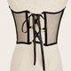 Корсет широкий жіночий Honey Fashion Accessories S/M чорний (40к008) - зображення 4