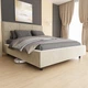 Ліжко м'яке Arcadia Lux 180х200 см, Стандарт велюр, без підйомного механізму, Лагуна 03 - зображення 1