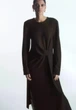 Сукня жіноча COS power-shoulder midi dress 1194849003 М Коричневий - изображение 2