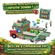 Великий Конструктор 3в1 933 деталі, 7 фігурок Plants vs Zombies GUDI 60009 “Фургон Crazy Dave / Supply-Truck” Рослини проти Зомбі - зображення 3