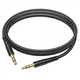Аудіокабель HOCO UPA24 3.5mm male to 3.5mm male, nylon braid, 1m, Black (6931474789136) (15333) - изображение 5