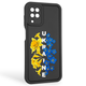 Чохол силіконовий Soft Touch з 3D принтом Україна для Samsung Galaxy M12 (SM-M127F) чорний (Повний захист камери) - зображення 1