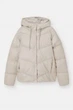 Куртка женская с прорезиненным покрытием+шапка Pull&Bear молочно-бежевый М арт.7713\330\712 - изображение 2