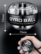 Тренажер для кистей рук кисті зап'ястя чорний павербол gyro power ball кистьовий гіроскопічний еспандер gyroball гіробол повербол гіротренажери Powerball - зображення 4