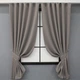 Комплект штор коротких VR-Textil Блэкаут Midnight № 1228ш Серый 140х170 см 2 шт (35-0158) - изображение 1