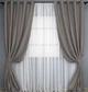Комплект штор на люверсах VR-Textil Midnight № 1228ш 150х270 см 2 шт Сірий (37-0137) - зображення 2