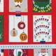 Сет сервировочный Новогодний / Открытки фон красный 32х44 см (172566) (155г/м.кв32см шт) 175853 - изображение 3