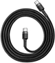 Кабель Baseus Cafule Type-C/Type-C CATKLF-GG1 Black 1m - изображение 1